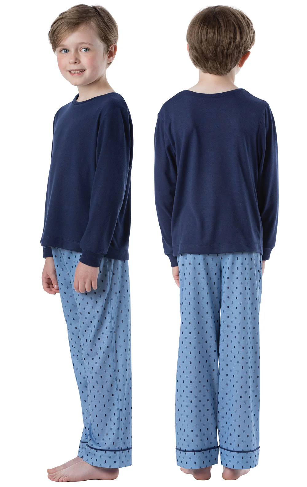 Long Sleeve Tee Unisex Kids Pajamas - Image 5