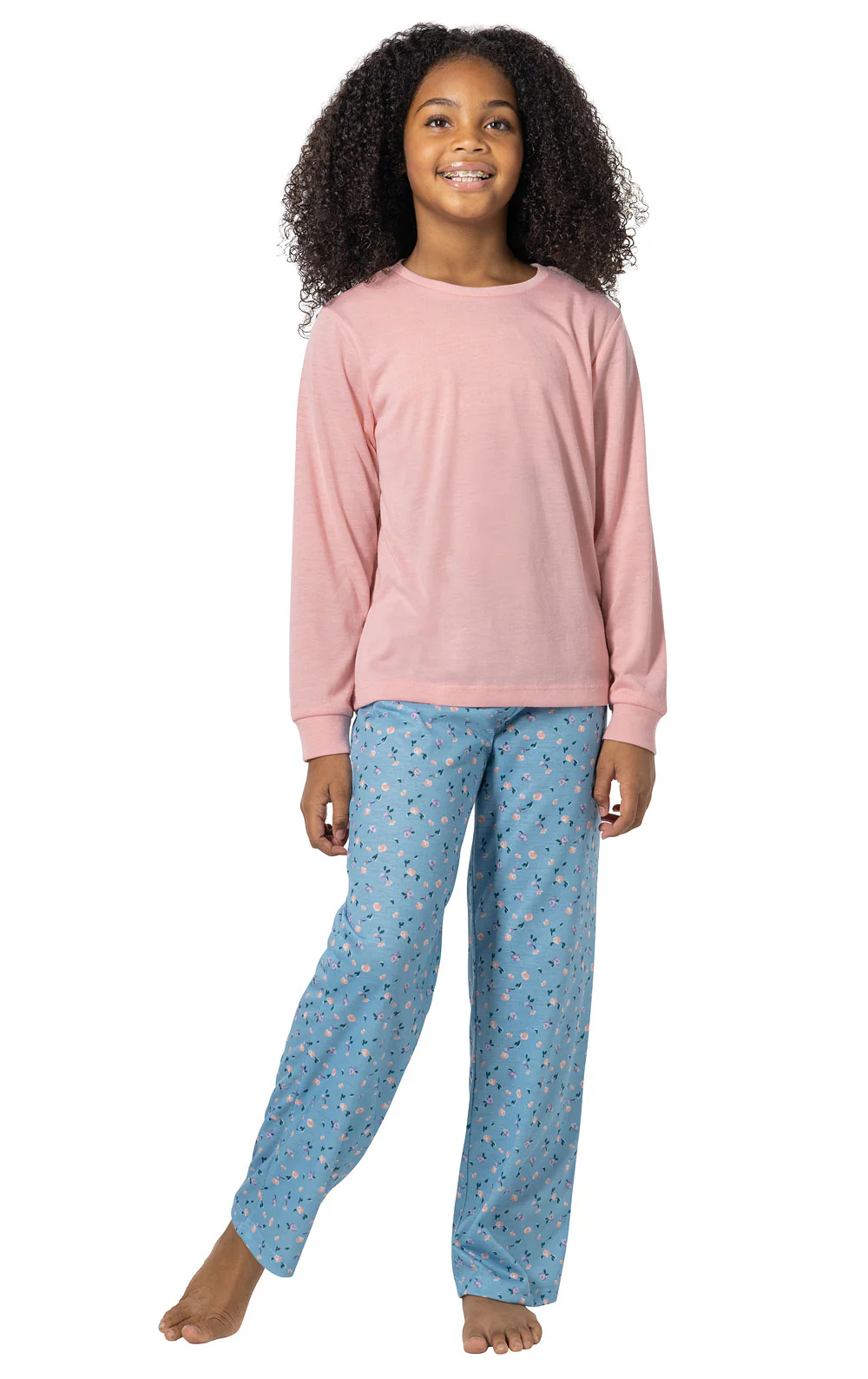 Kids Long Sleeve Tee Unisex Pajamas - Image 3