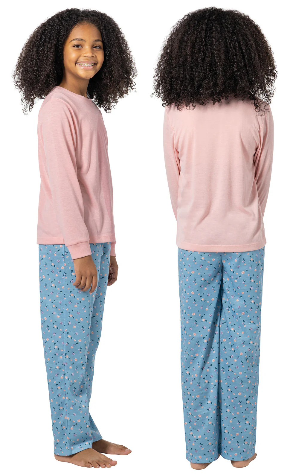 Kids Long Sleeve Tee Unisex Pajamas - Image 7