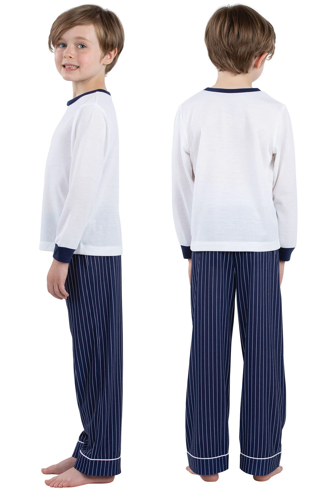 Long Sleeve Tee Unisex Kids Pajamas - Final Sale - Image 2