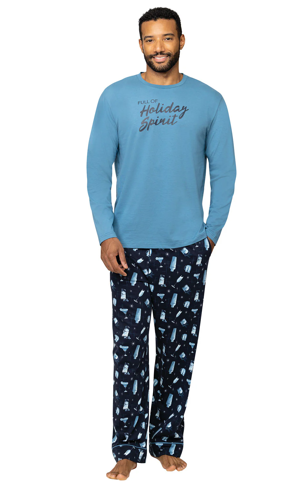 Making Spirits Bright Matching Couples Pajamas - Image 3