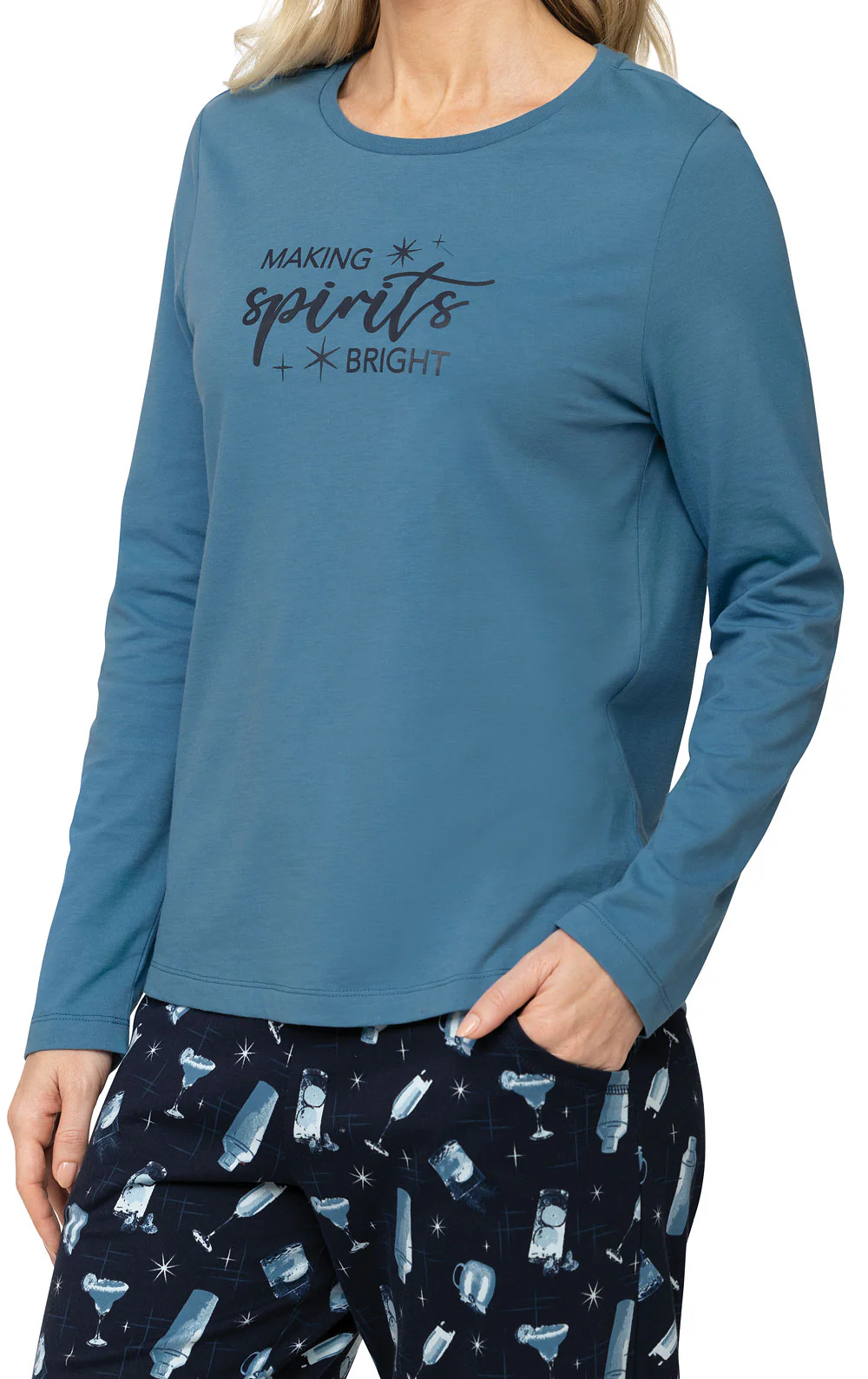 Making Spirits Bright Pajamas - Couples - Image 3
