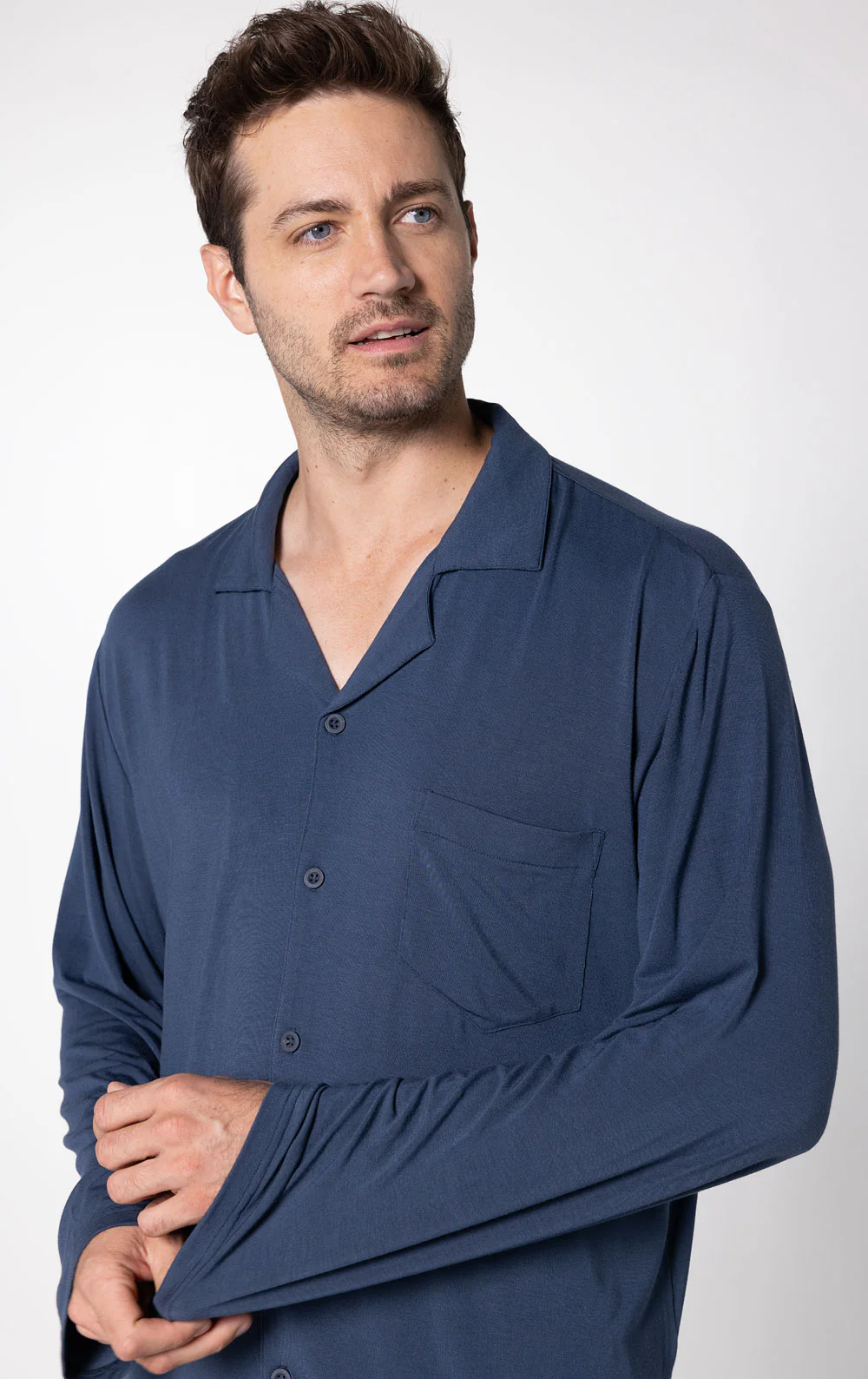 Men's Consciously Cozy Long Sleeve Button-Front - Image 7