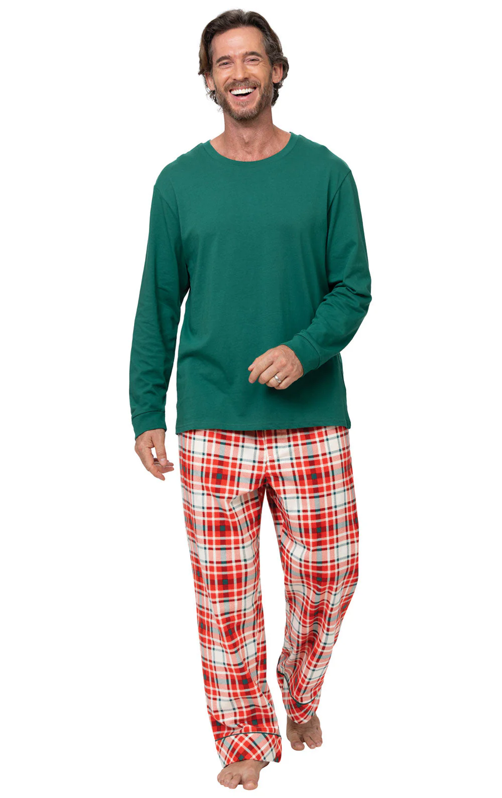 Modern Plaid Matching Family Set - Evergreen - Image 4