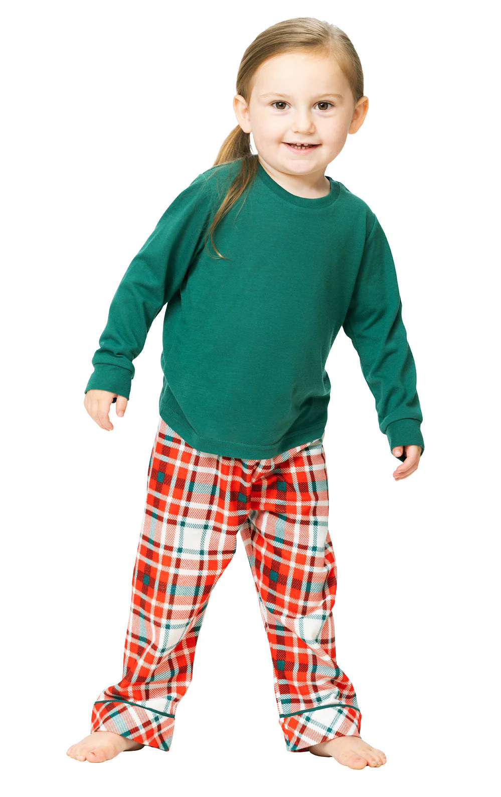 Modern Plaid Matching Family Set - Evergreen - Image 6