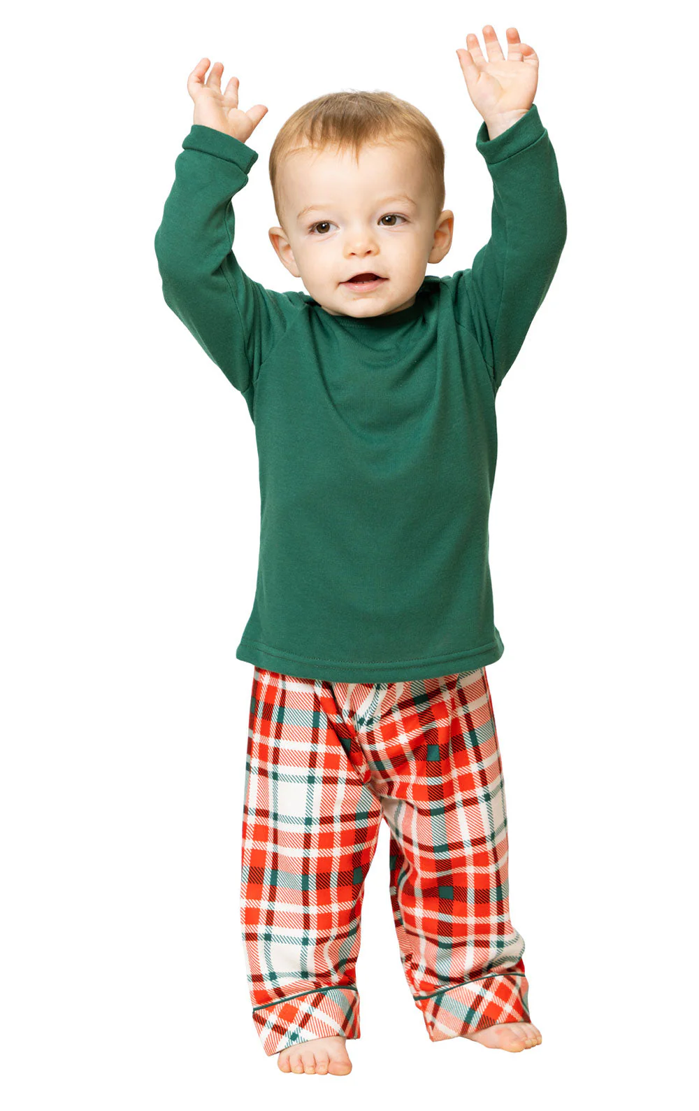 Modern Plaid Matching Family Set - Evergreen - Image 7
