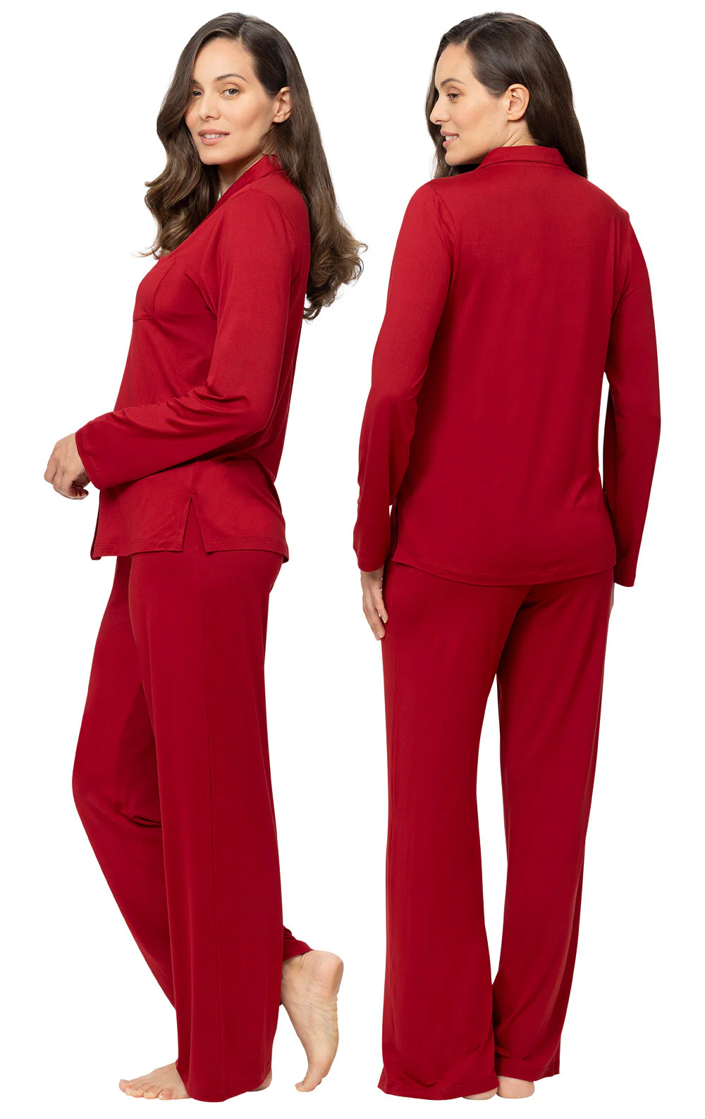 Naturally Nude Button-Front Pajamas - Image 6