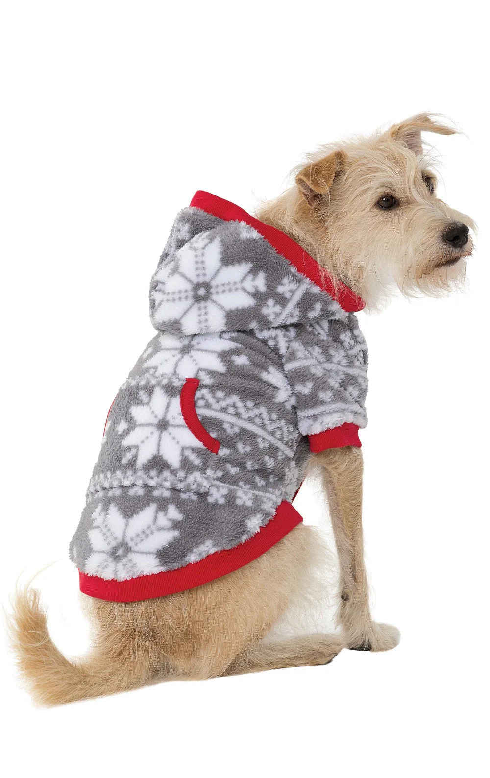 Nordic Fleece Hoodie-Footie Onesie Pet Pajamas - Pet & Owner