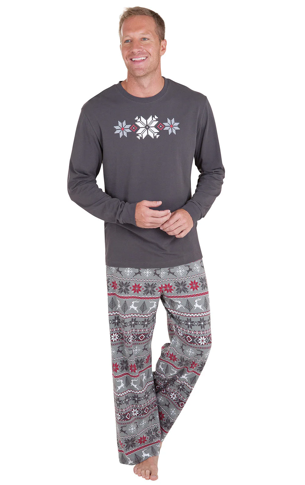 Nordic Matching Couples Pajamas - Image 3