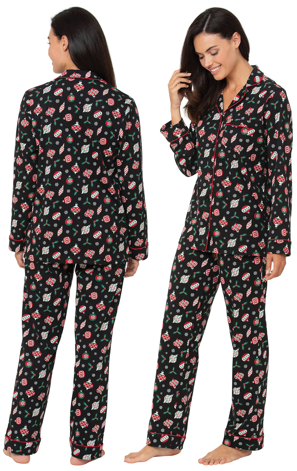 Ornaments Button-Front Pajamas - Final Sale - Image 2