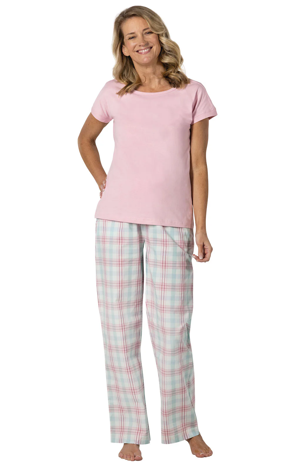 Perfectly Plaid Short Sleeve Pajamas - Image 2