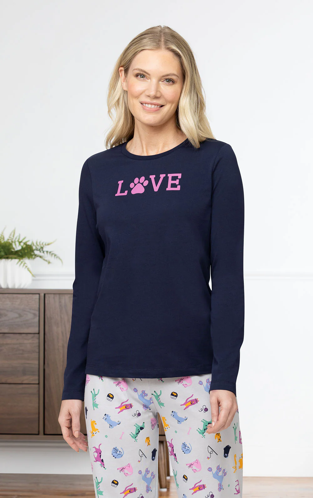 Pet Lovers Long Sleeve Pajamas - Final Sale - Image 2