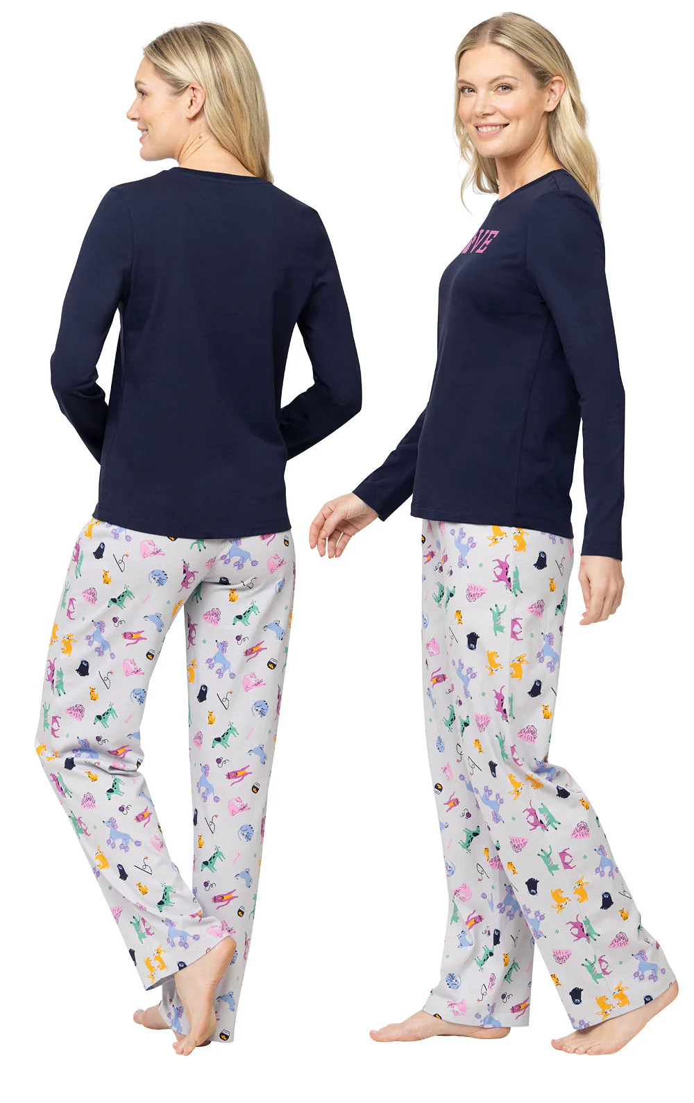 Pet Lovers Long Sleeve Pajamas - Final Sale - Image 3