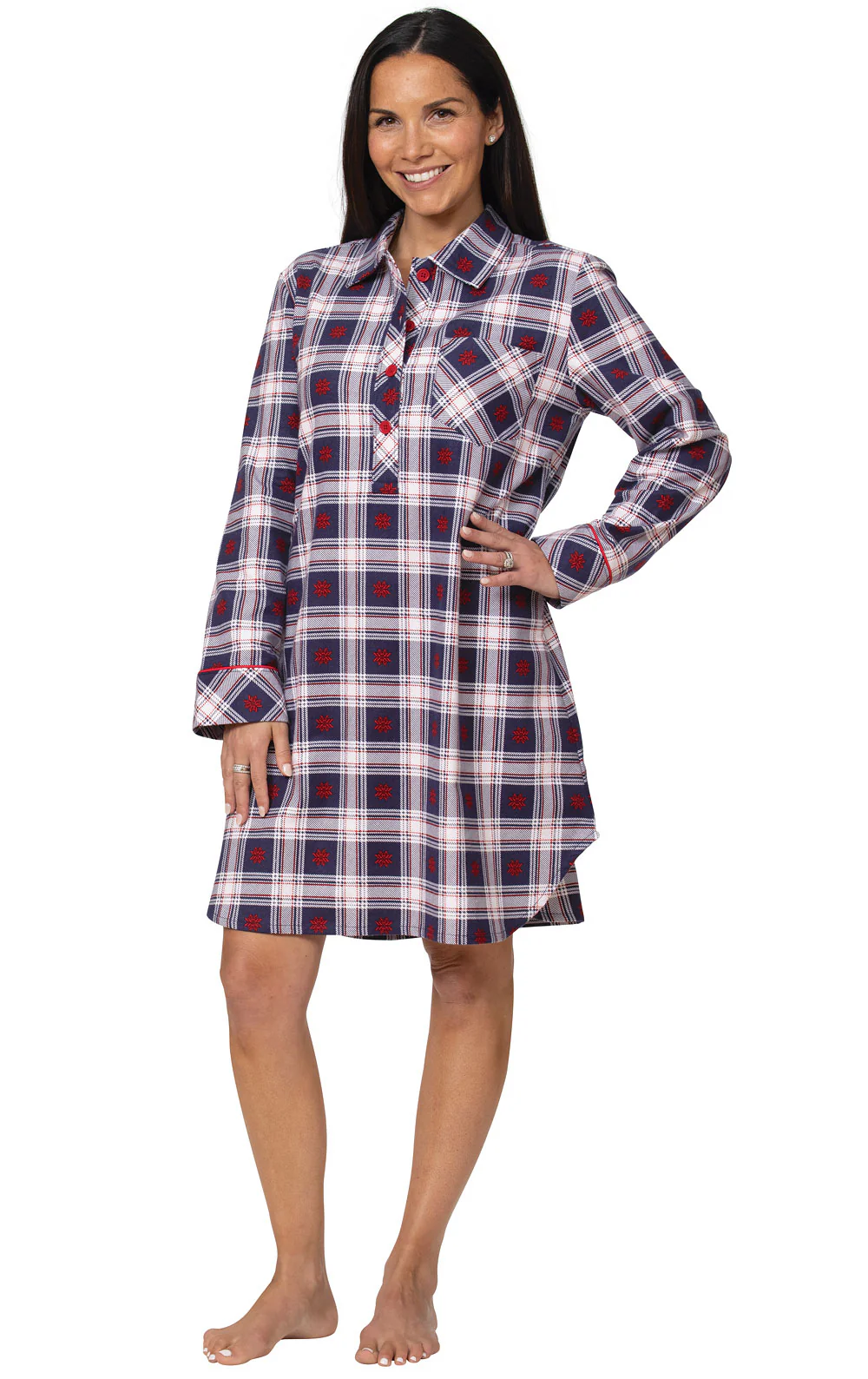 Plaid Flannel Sleepshirt - Final Sale