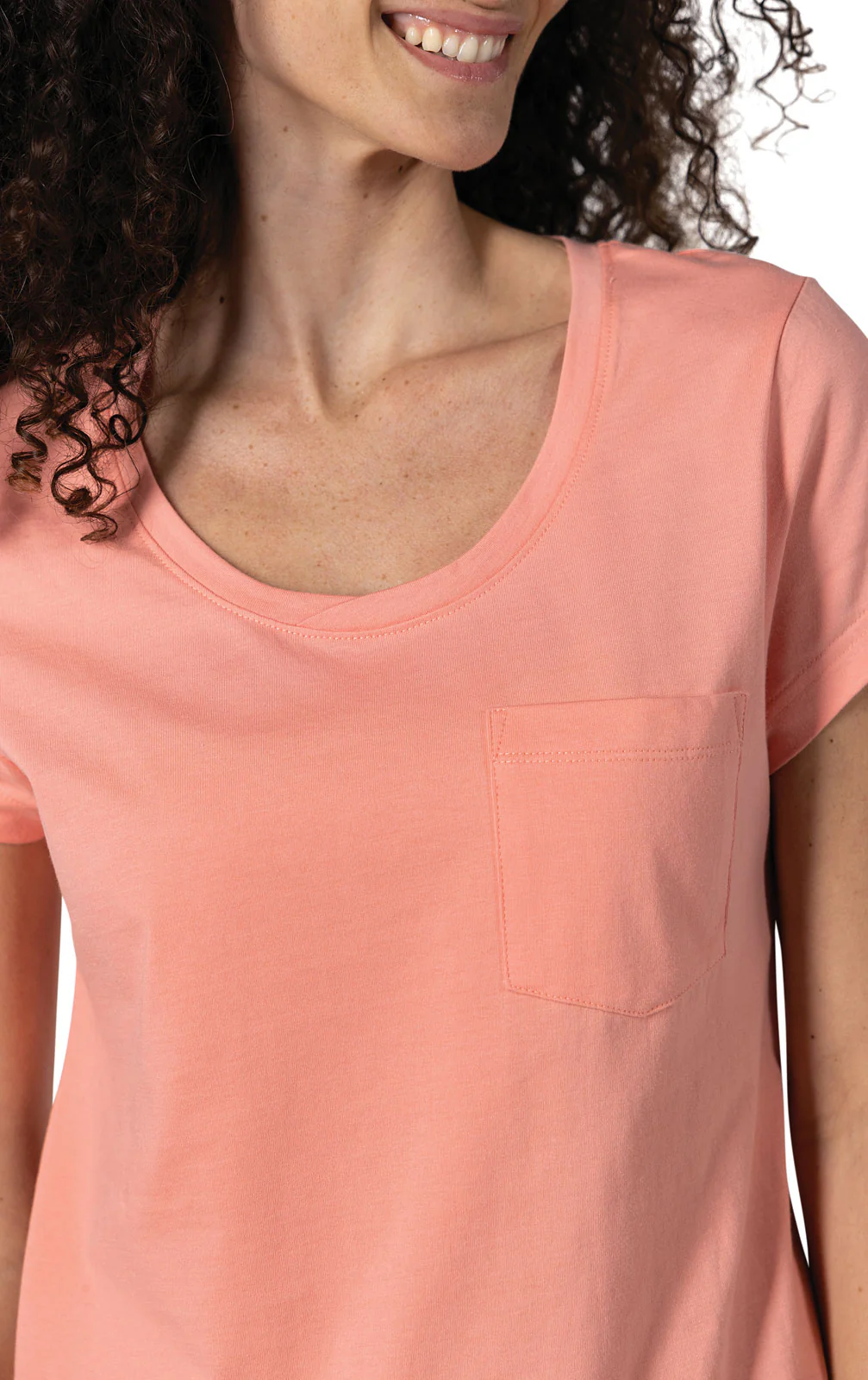 Blue Lemonade Pocket Tee Capri Pajamas - Image 4