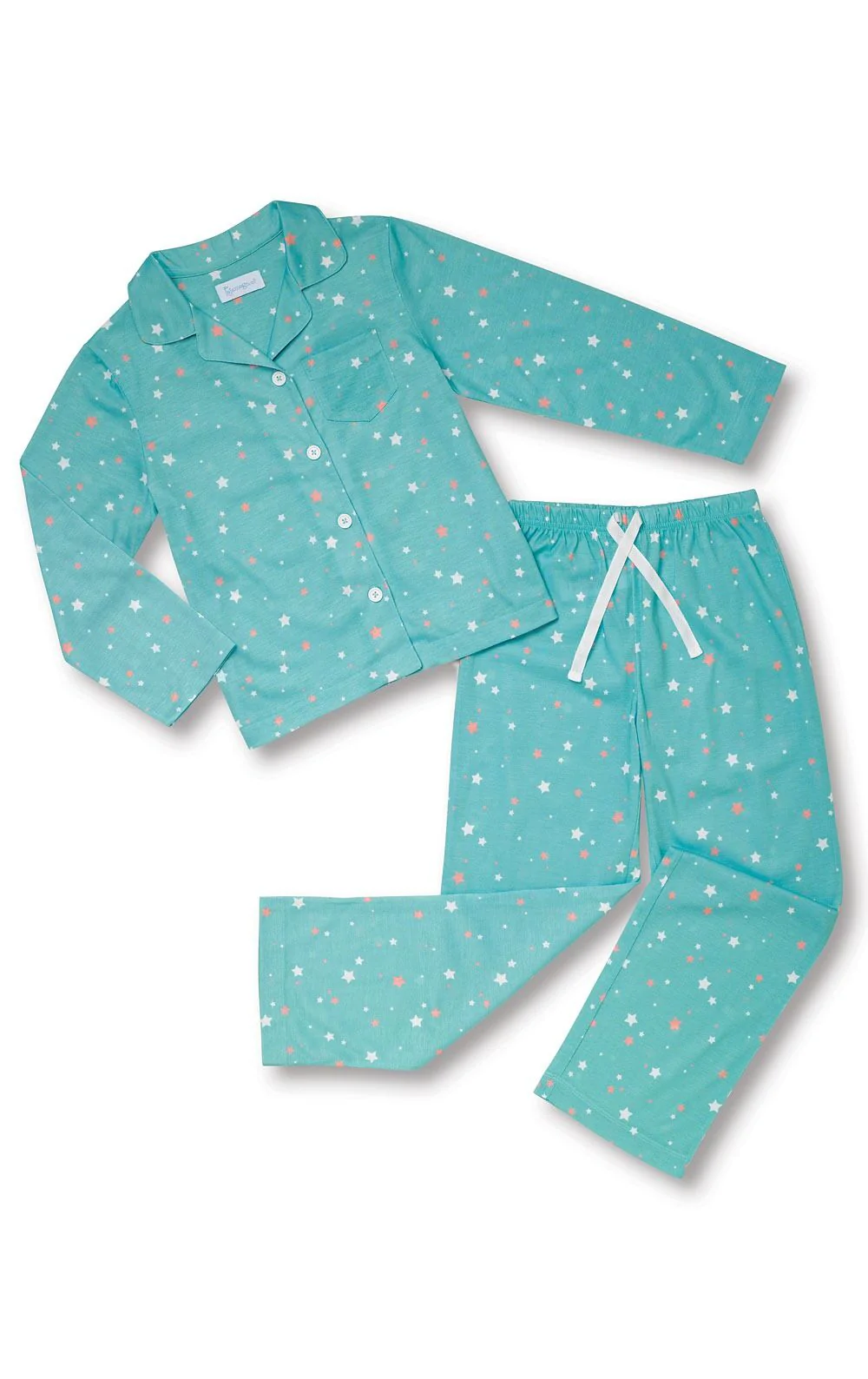 Printed Button-Front Unisex Kids Pajamas - Image 19