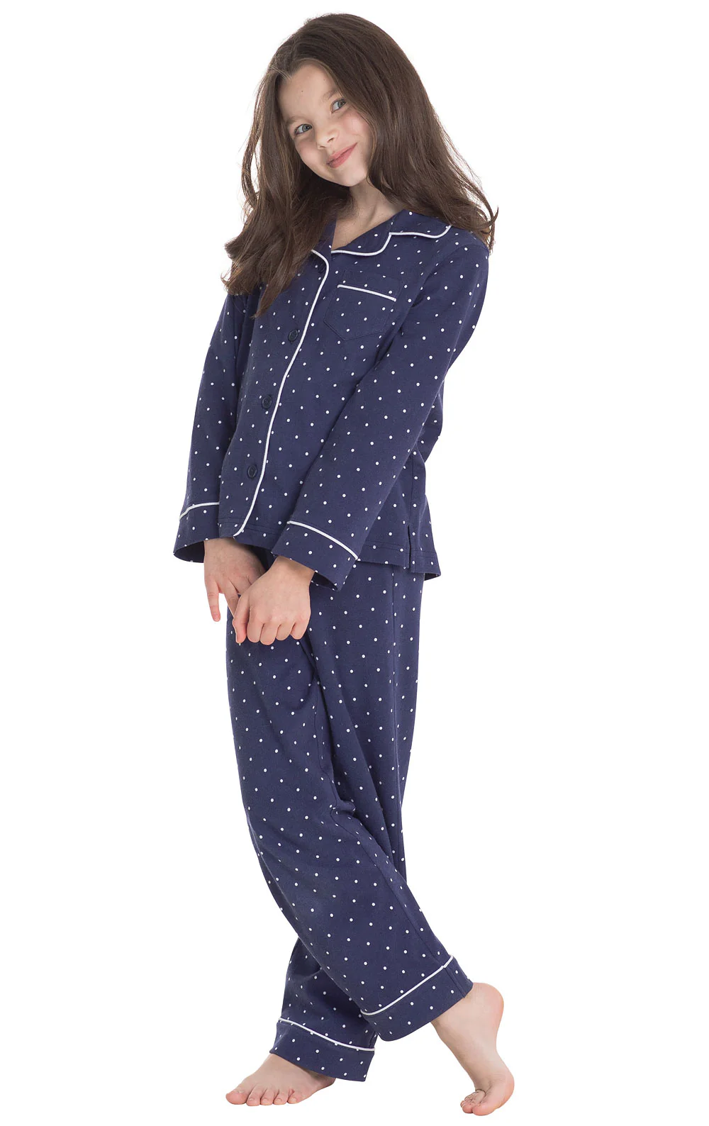 Printed Button-Front Unisex Kids Pajamas - Image 4