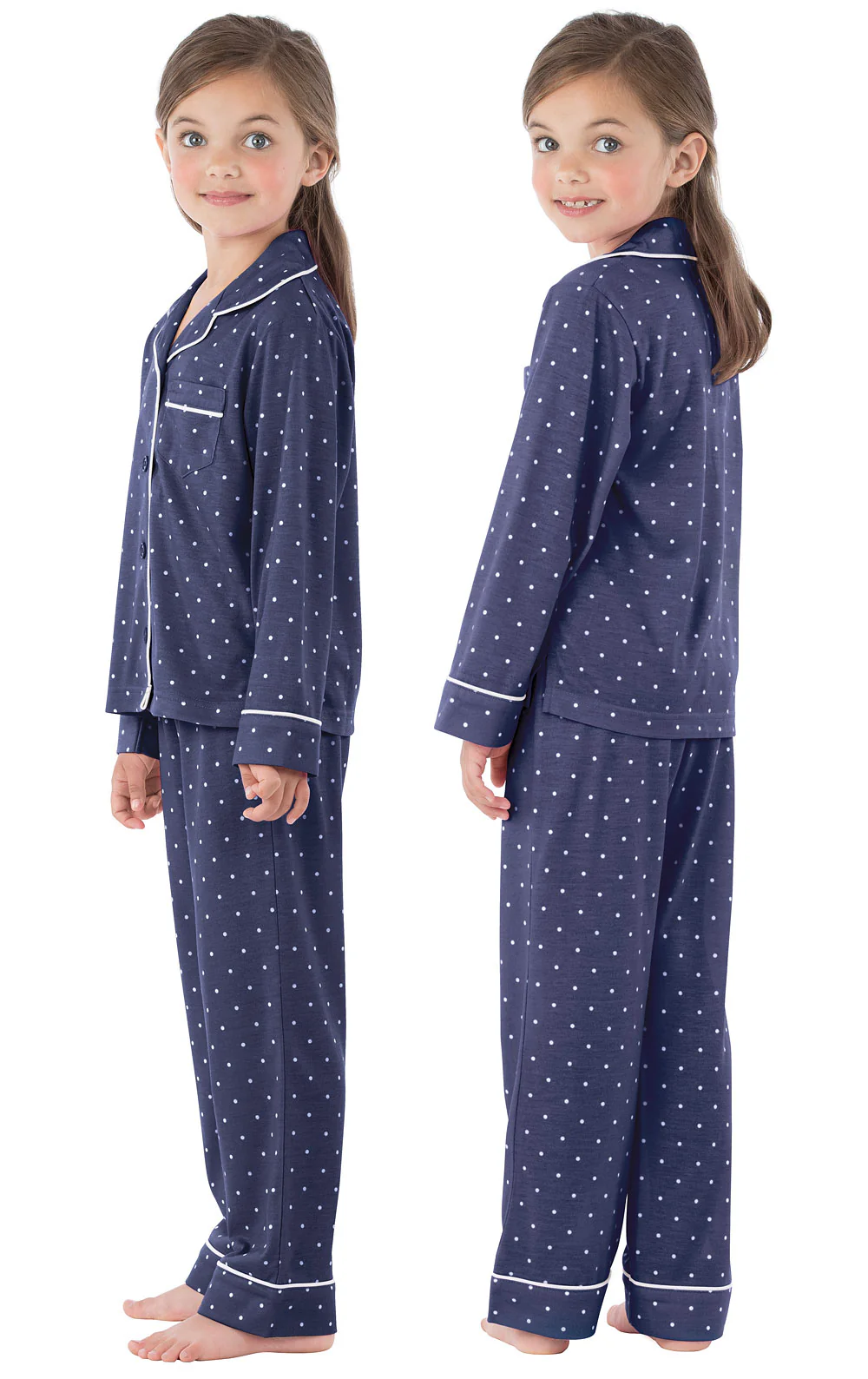 Printed Button-Front Unisex Kids Pajamas - Image 8