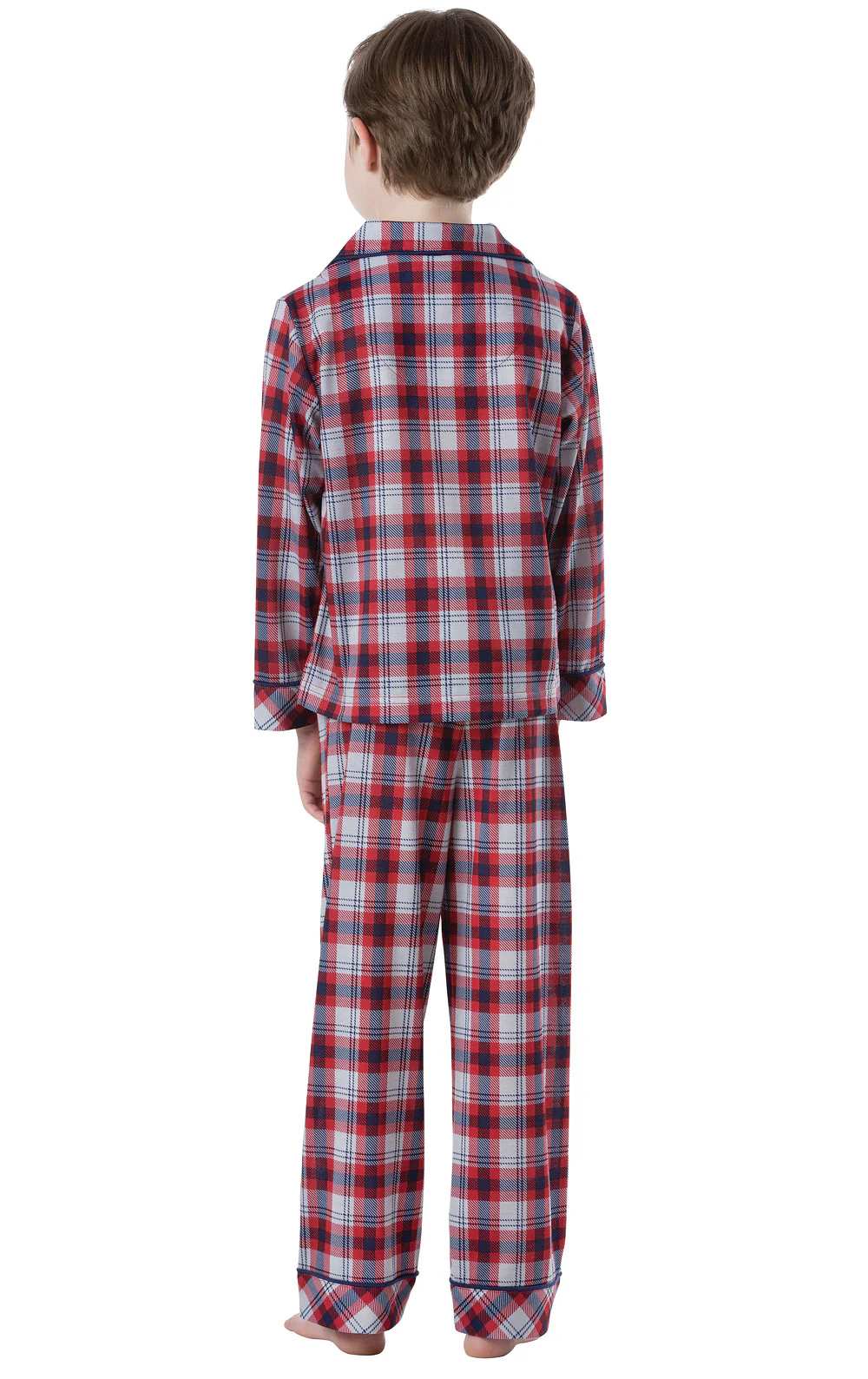 Button-Front Printed Unisex Kids Pajamas - Image 10