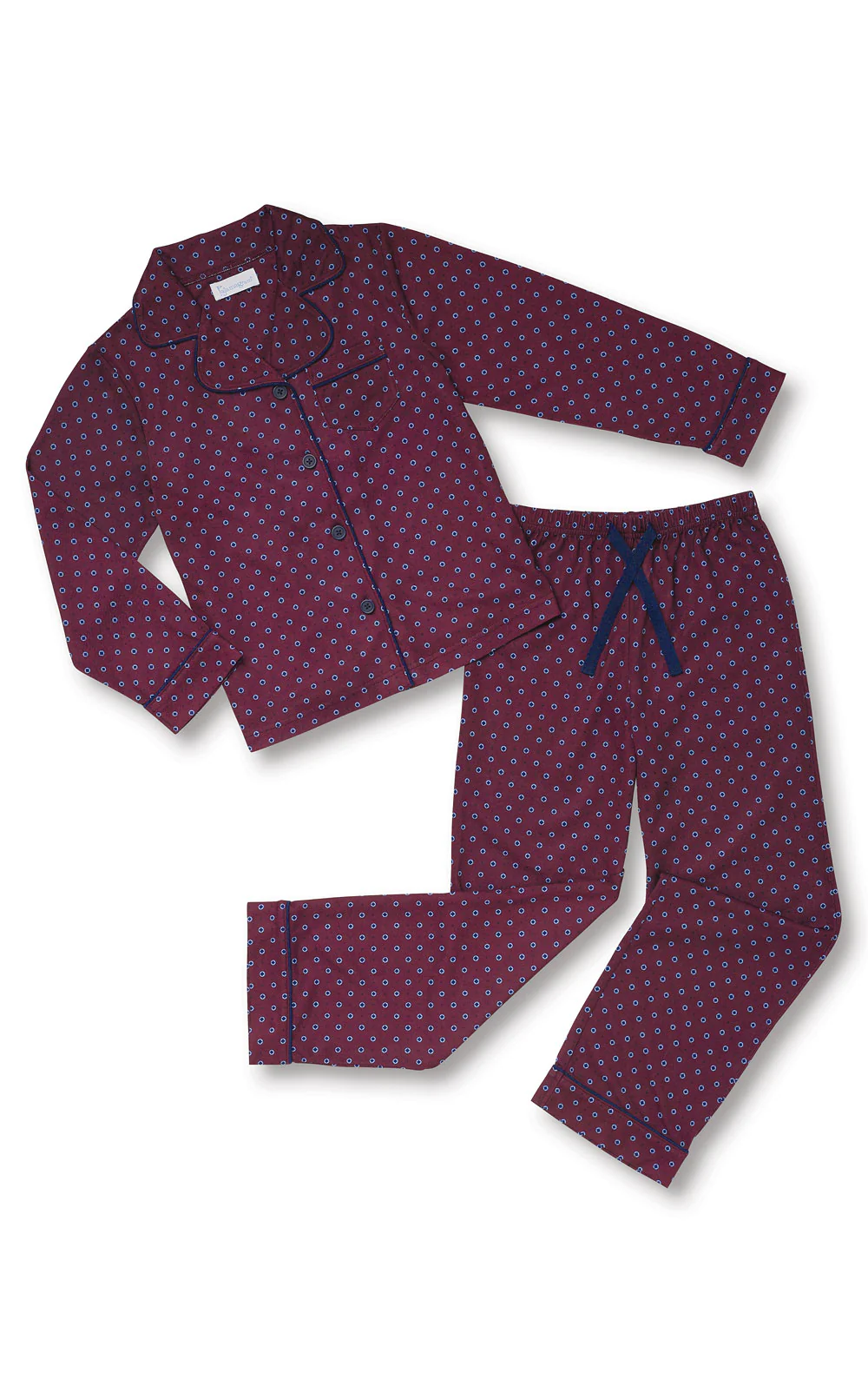 Button-Front Printed Unisex Kids Pajamas - Image 16