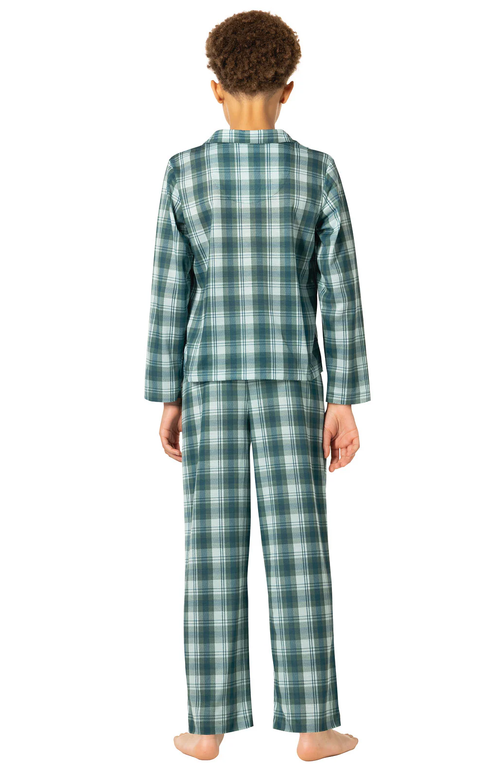 Button-Front Printed Unisex Kids Pajamas - Image 8