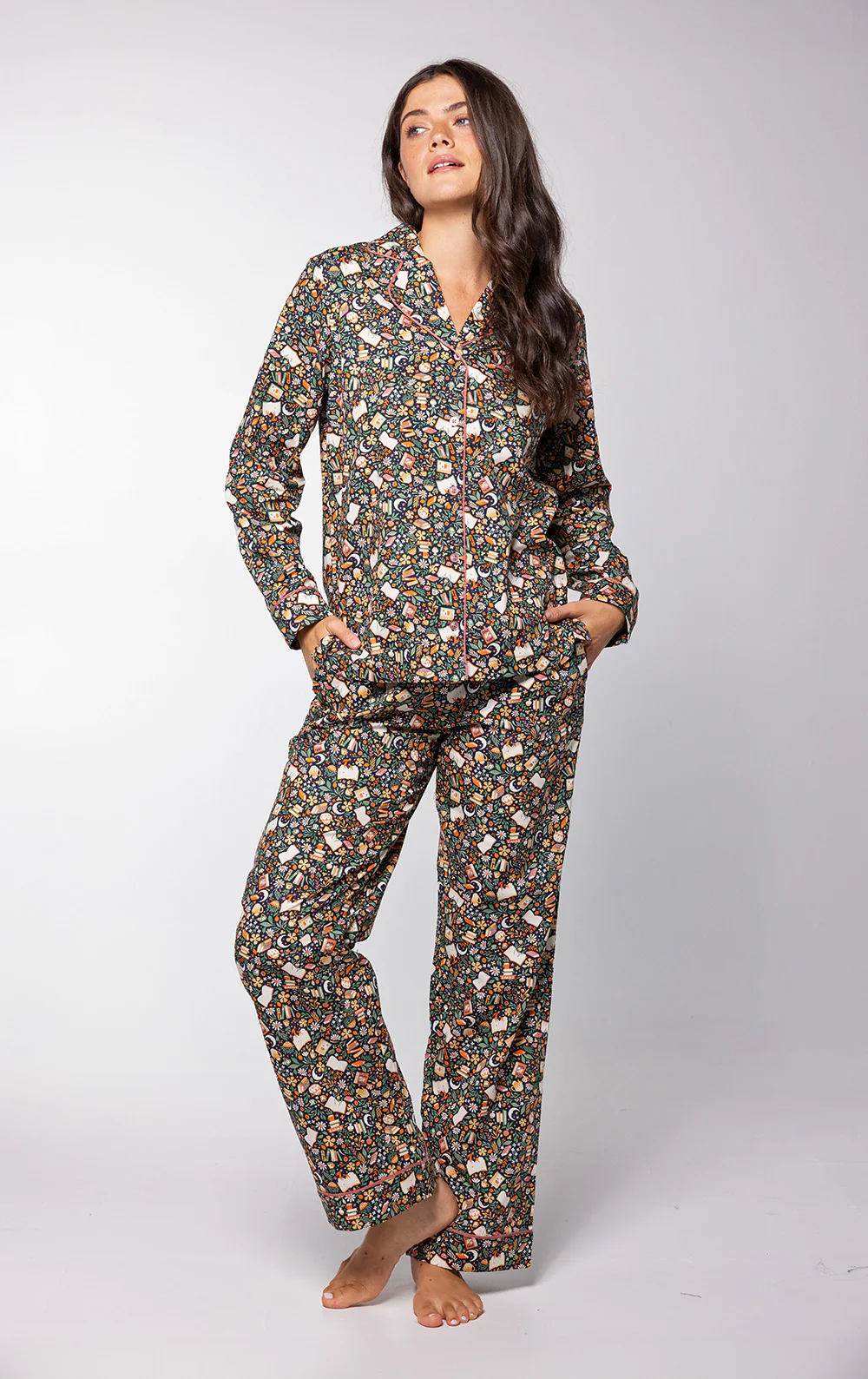 Rested Cotton Pet & Owner Pajamas - Cozy Reader - Image 5