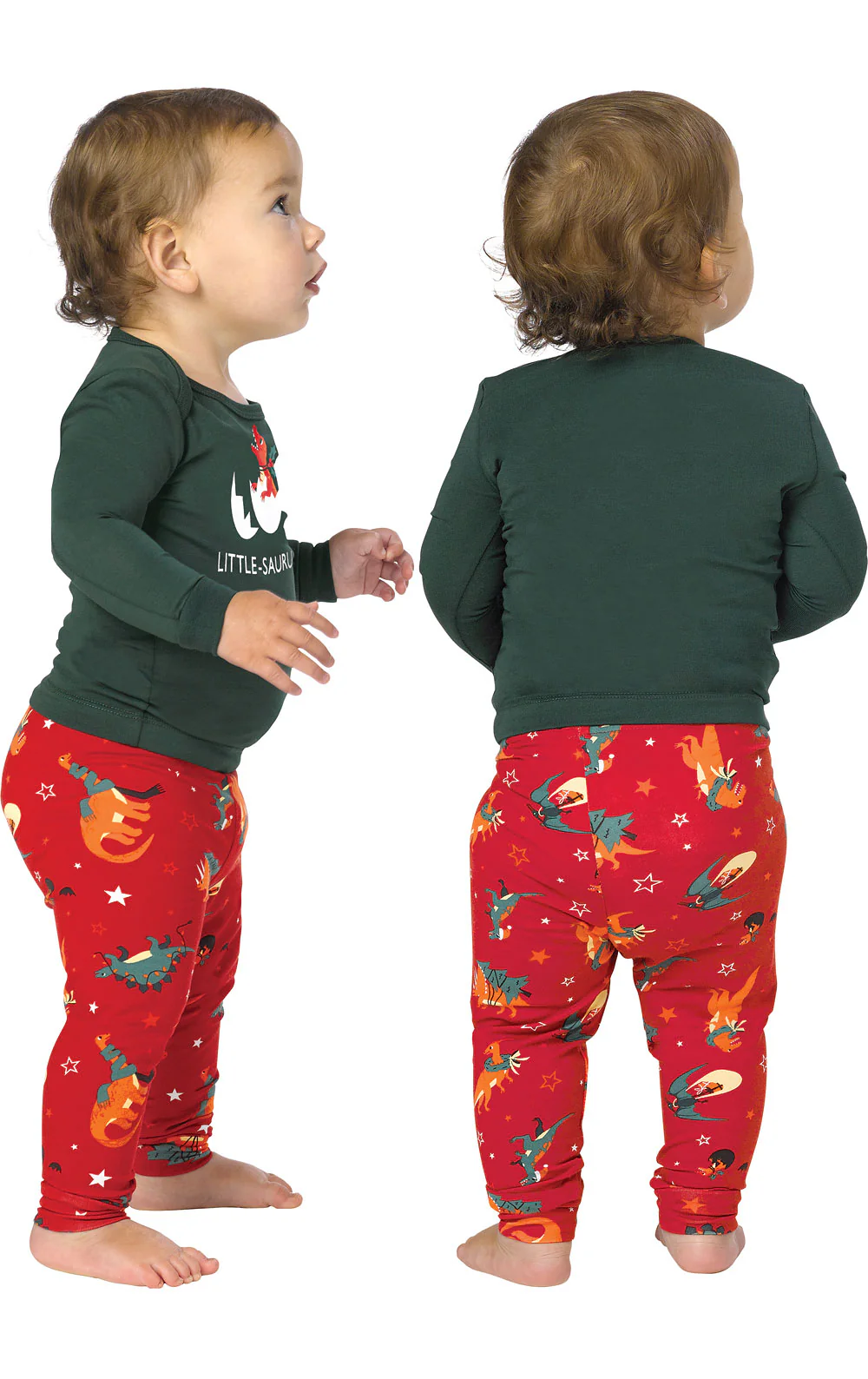 Santasaurus Infant Pajamas- Final Sale - Image 2