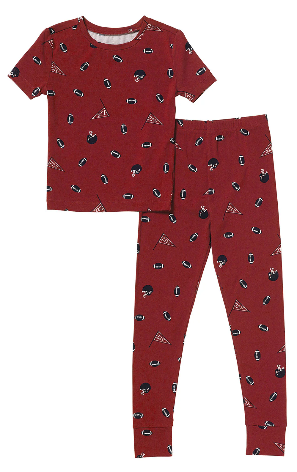 Short Sleeve Snug Fit Unisex Kids Pajamas - Image 10