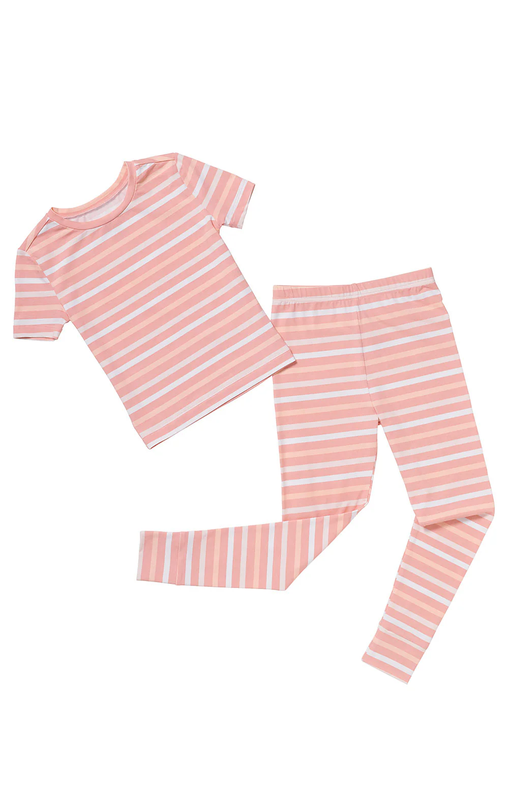 Short Sleeve Snug Fit Unisex Kids Pajamas - Image 11