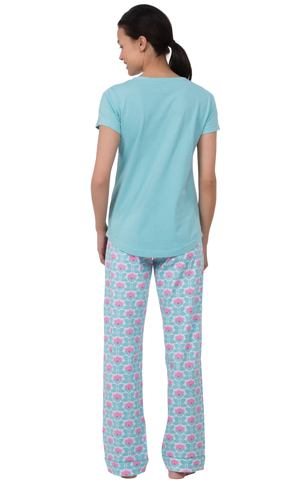 Short Sleeve V-Neck Pajamas - Image 4