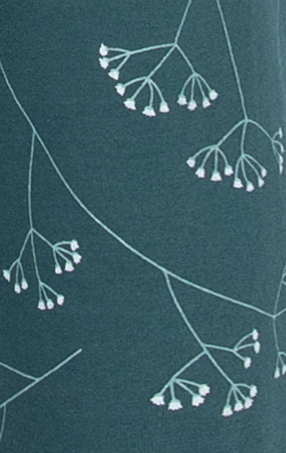 Short Sleeve V-Neck Pajamas - Baby's Breath - Image 3