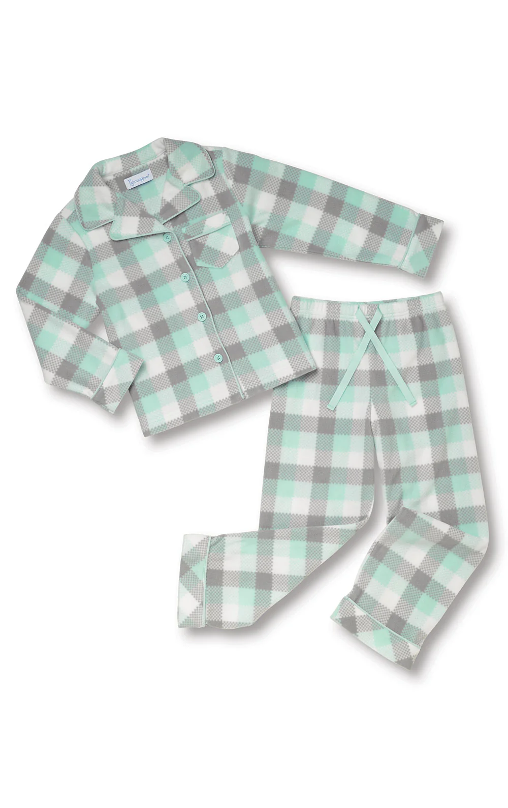 Snuggle Fleece Button-Front Unisex Kids Pajama - Image 3