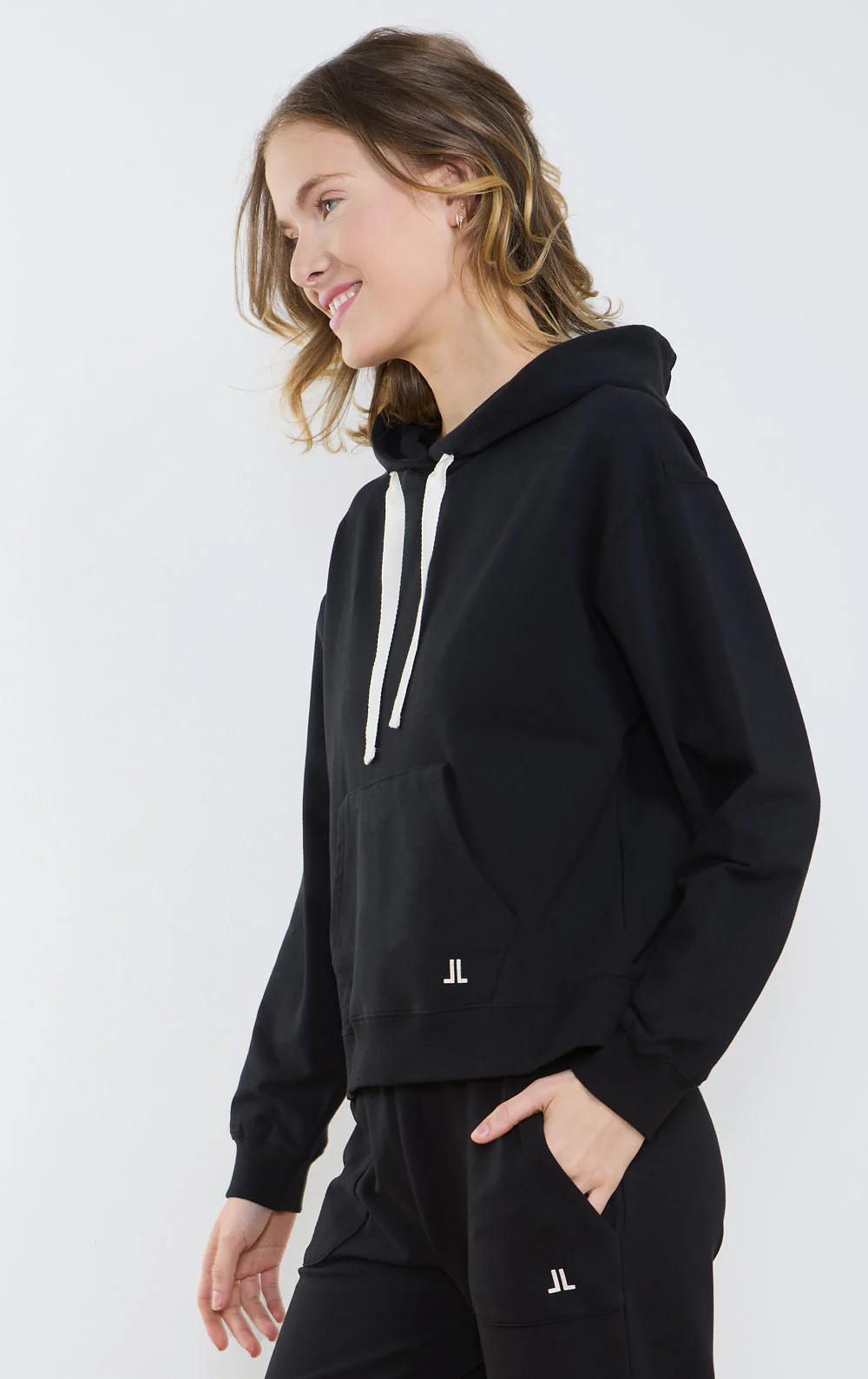 Solid French Terry Hoodie - Image 10