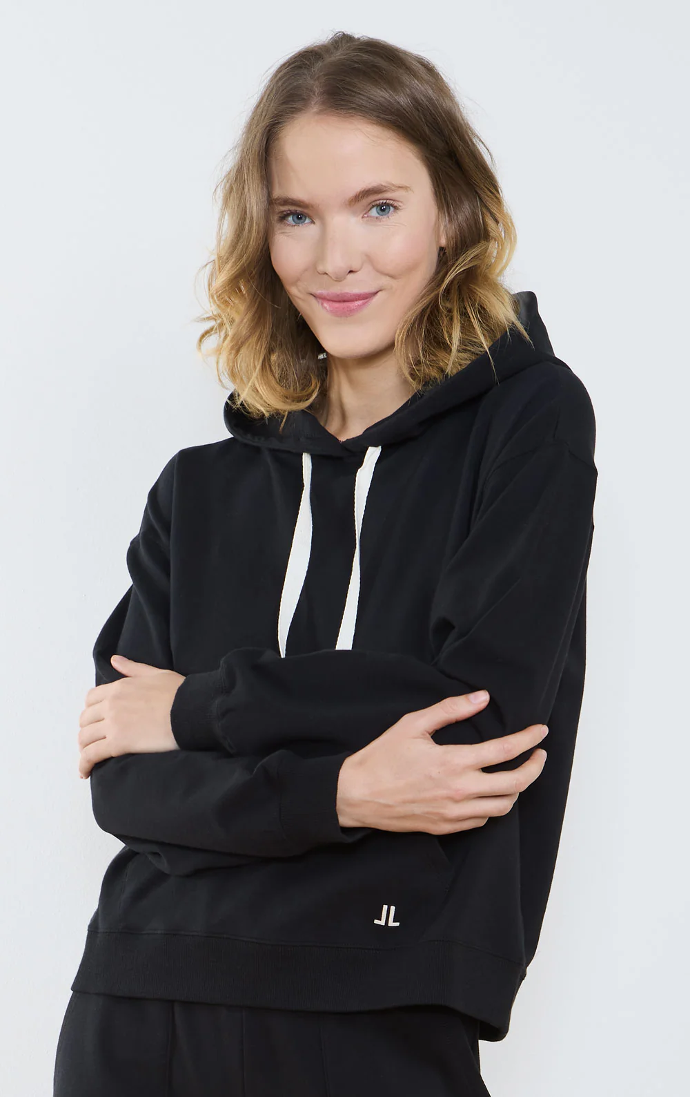 Solid French Terry Hoodie - Image 3