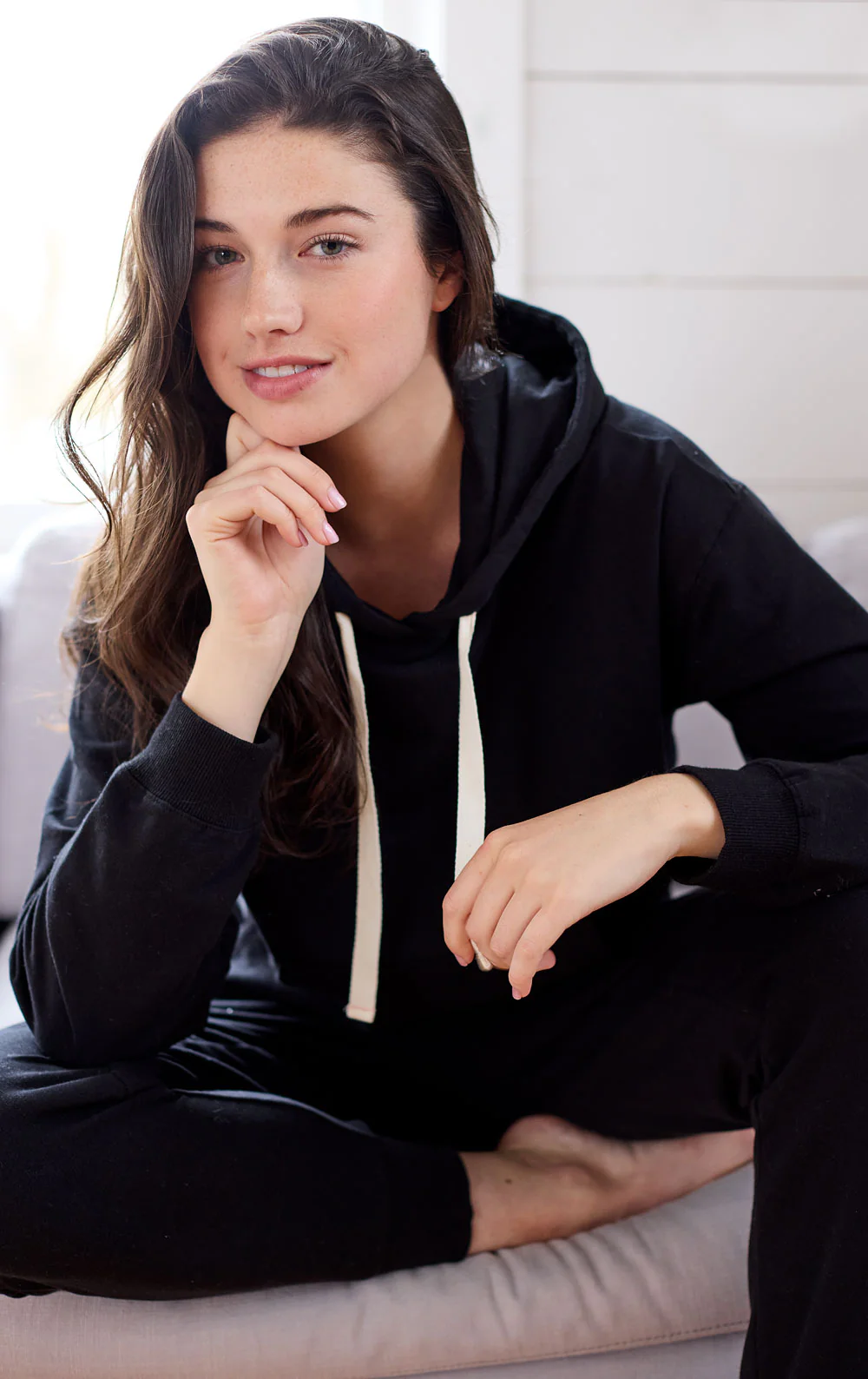 Solid French Terry Hoodie - Image 7