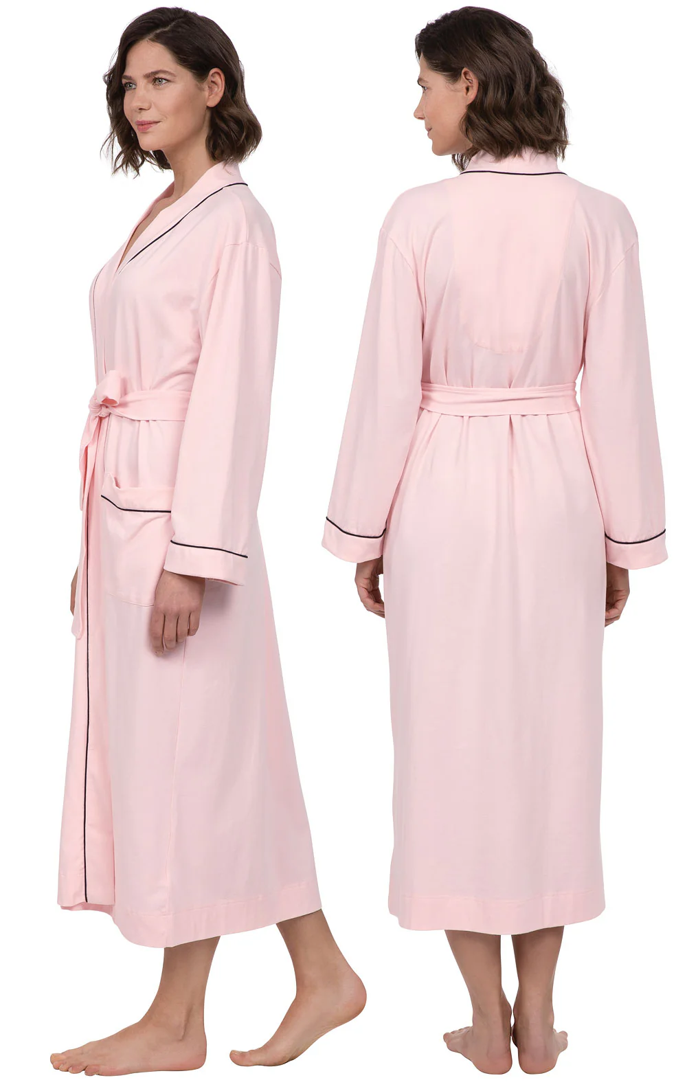 Solid Jersey Long Robe - Image 6