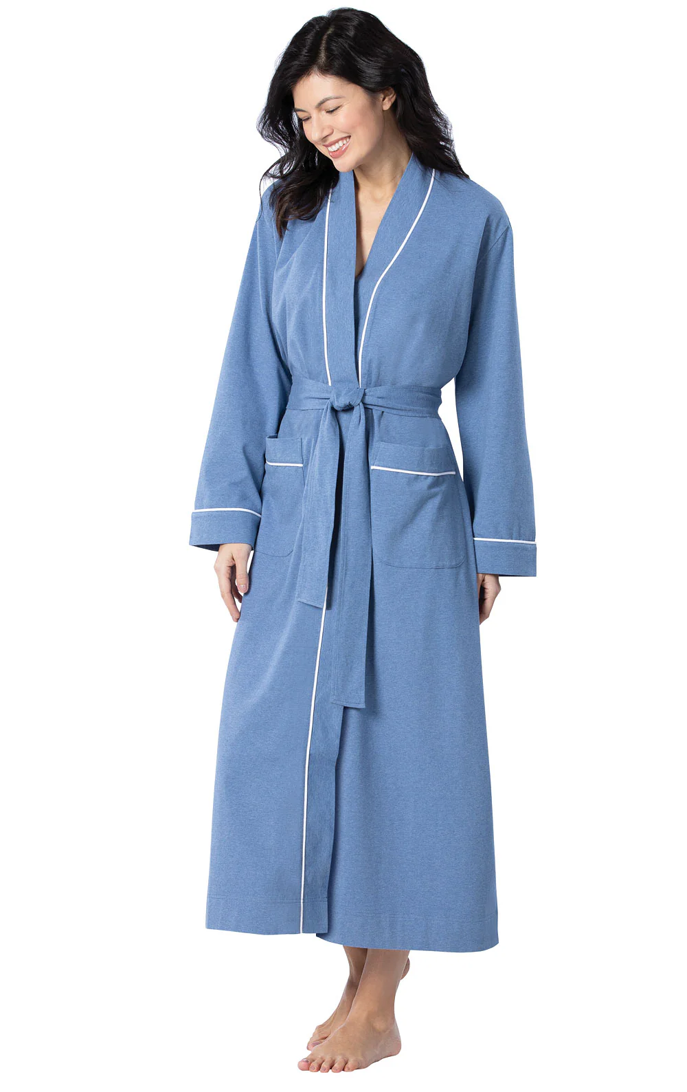 Solid Jersey Long Robe - Image 8