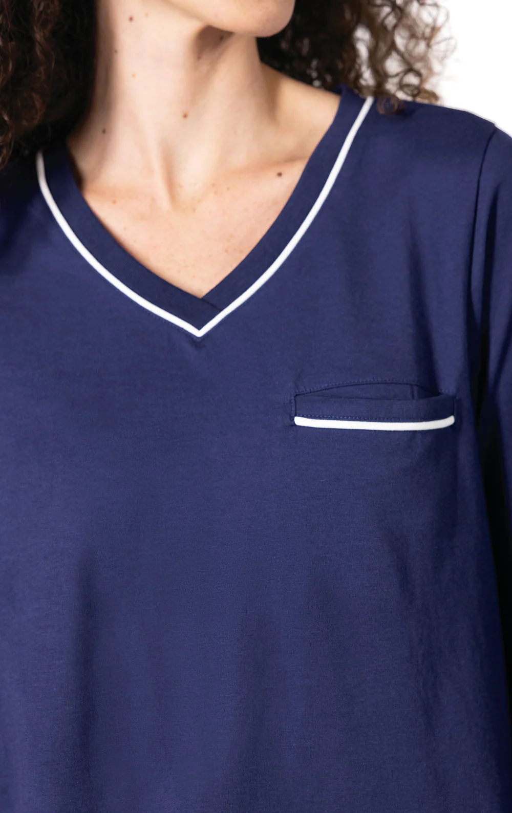 Solid Jersey Pullover Pajamas - Image 4