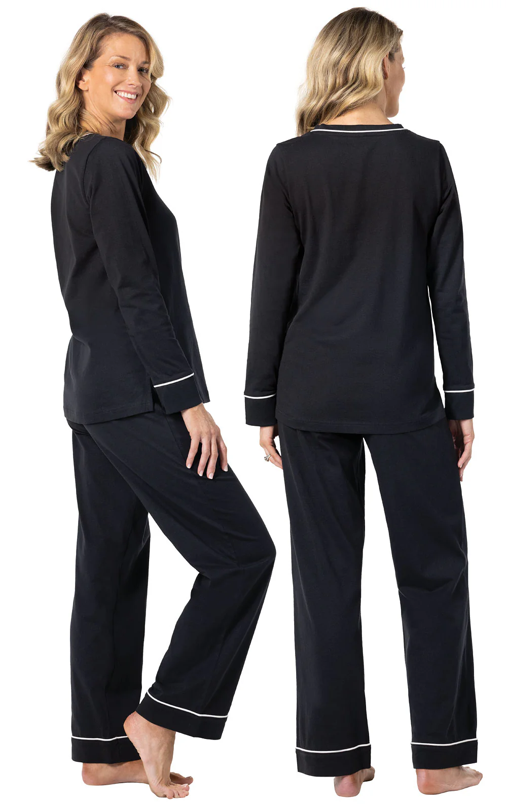 Solid Jersey Pullover Pajamas - Image 7