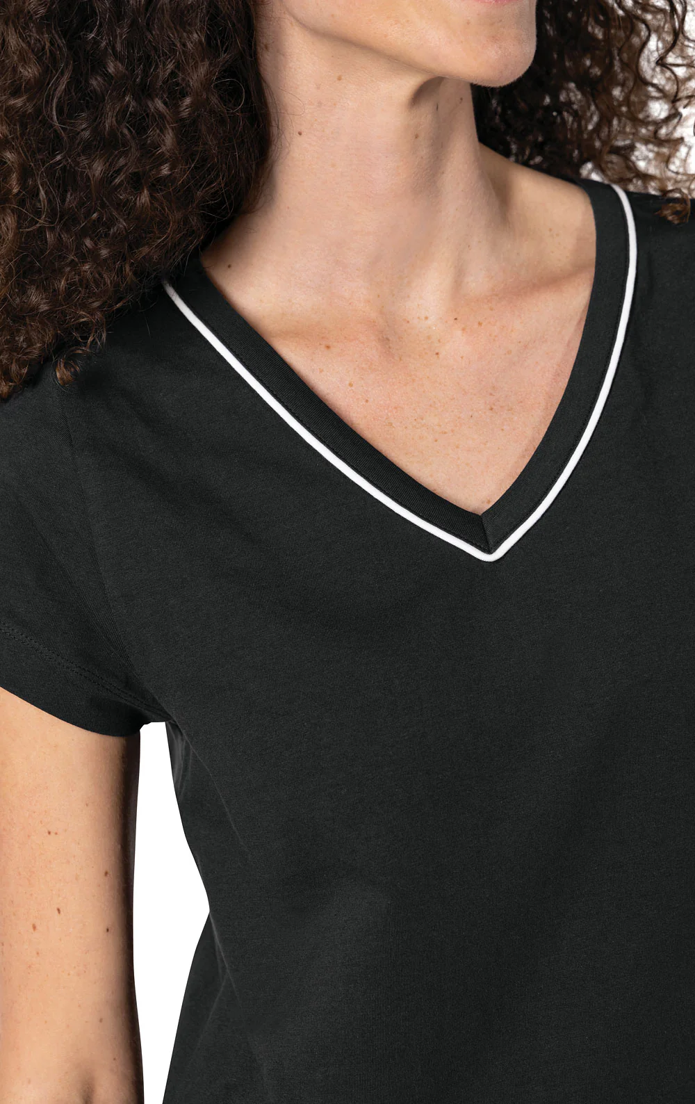 Solid Jersey Short Sleeve Pajamas - Image 4