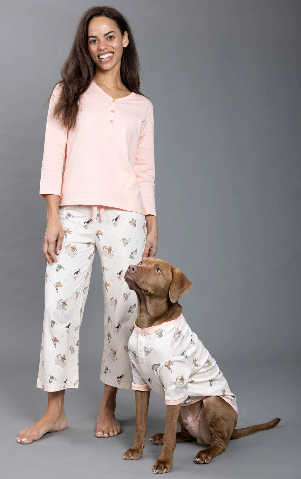 Staycation Matching Pet & Owner Pajamas - Capri
