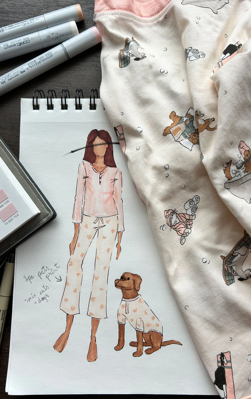 Staycation Matching Pet & Owner Pajamas - Capri - Image 7