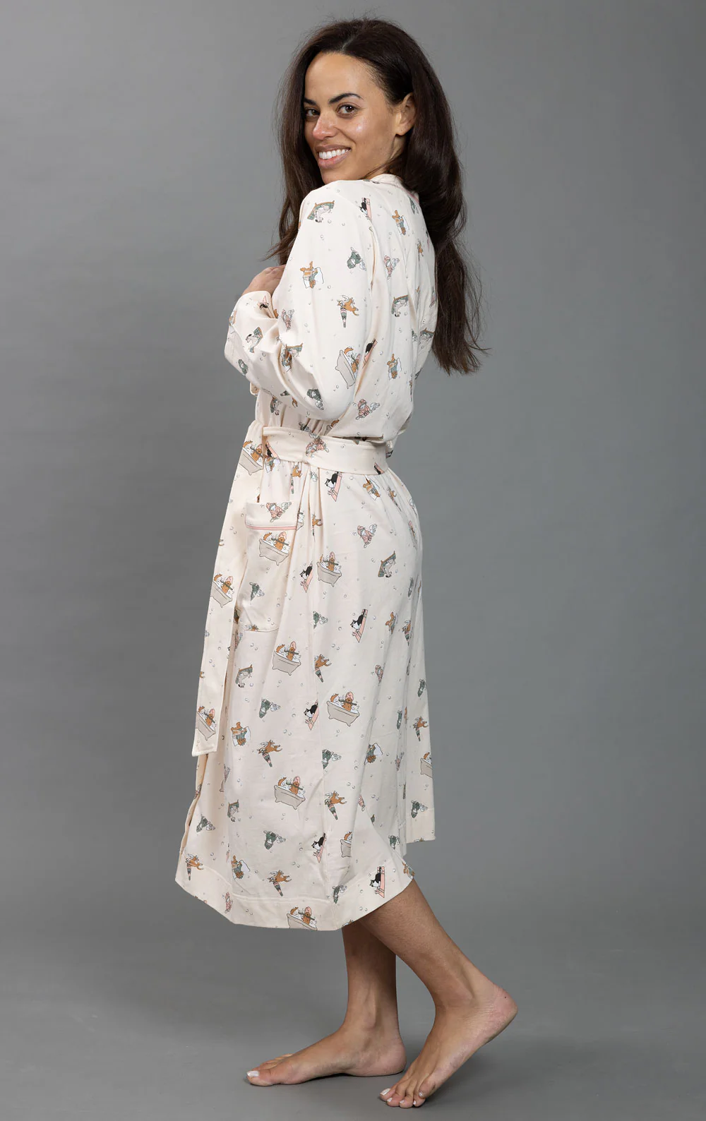 Staycation Matching Pet & Owner Pajamas - Robe - Image 3