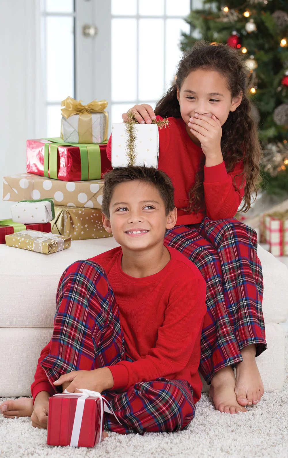 Stewart Plaid Flannel Matching Family Pajamas - Image 5