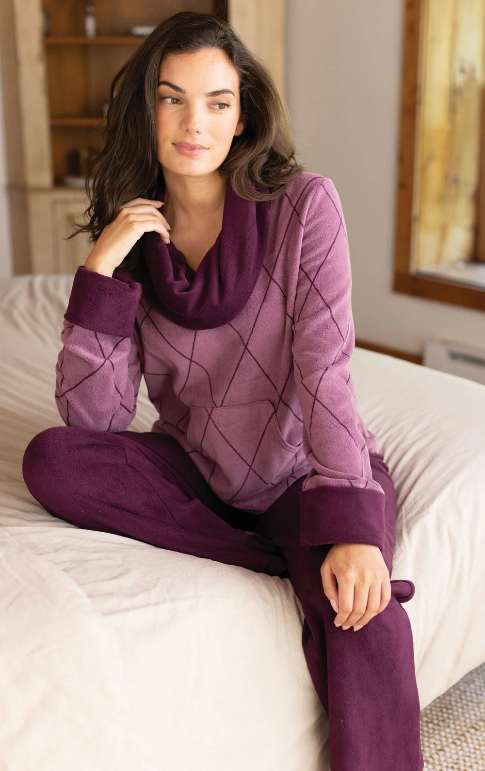 Super Soft Cowl-Neck Pajamas - Image 4