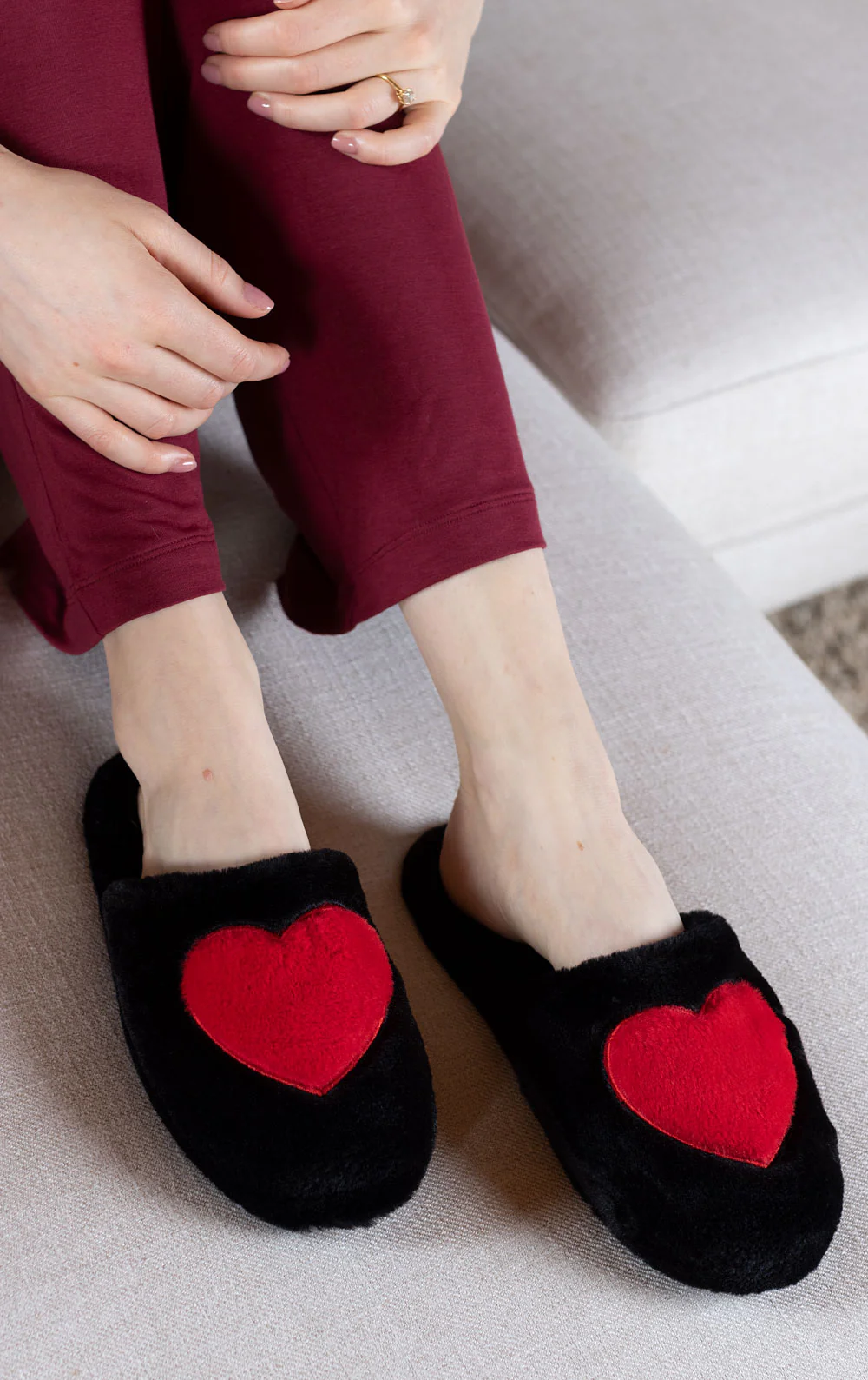 Sweetheart Fleece Adult Slippers - Image 5