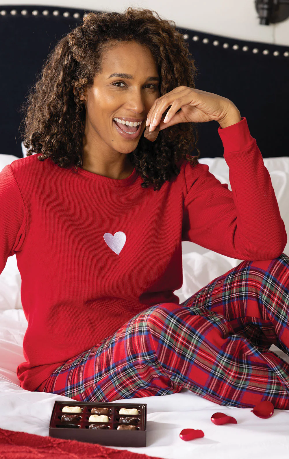 Valentine's Day Plaid Pajamas - Image 2