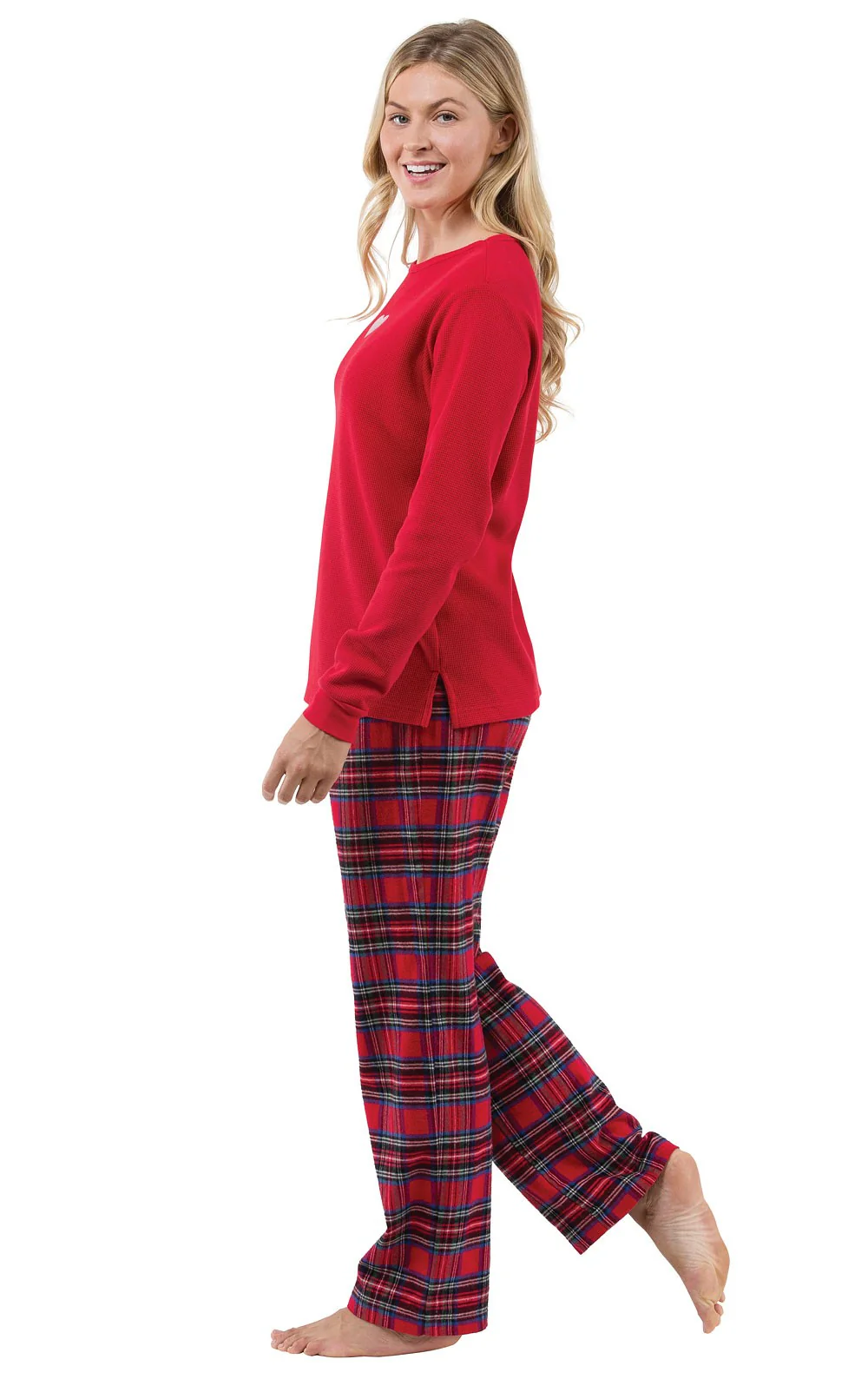 Valentine's Day Plaid Pajamas - Image 3