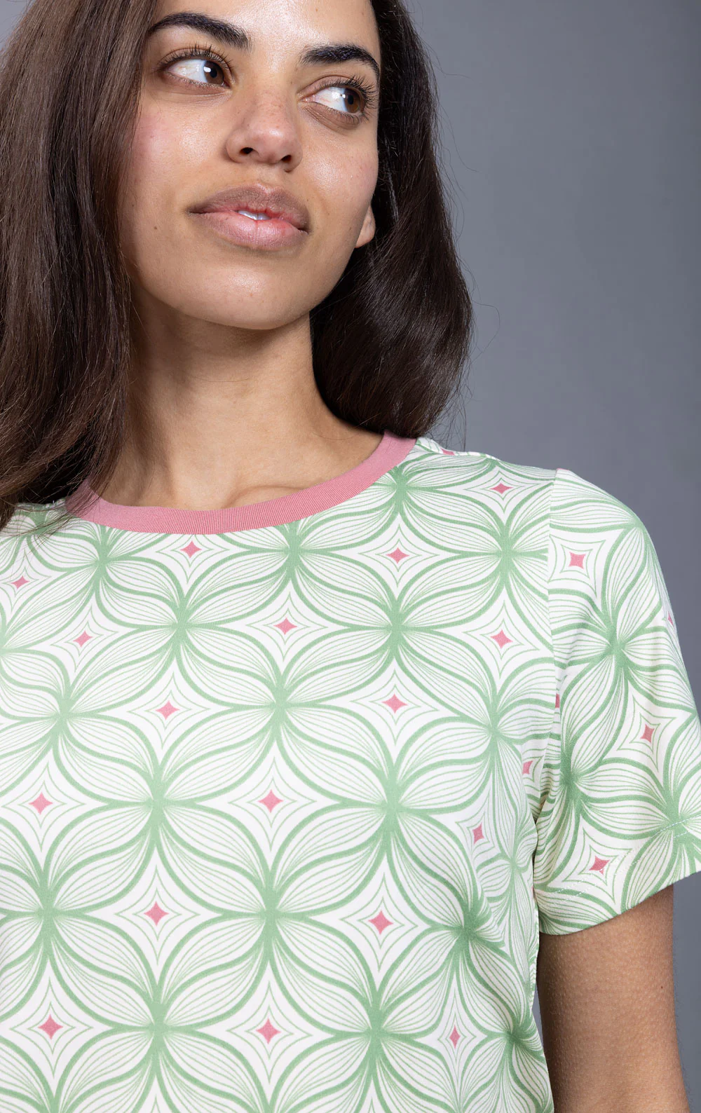 Whisper Knit Short Sleeve Short Set - Image 13