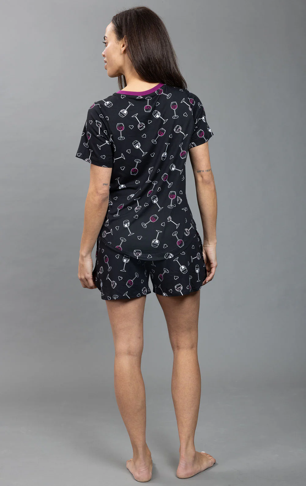 Whisper Knit Short Sleeve Short Set - Image 19